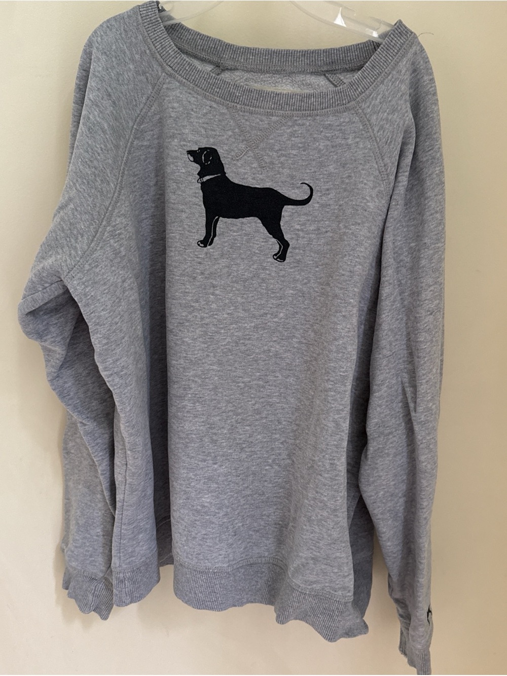 The Black Dog Grey Sweatshirt with Black Dog Logo